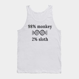 Monkey sloth climbing design Tank Top